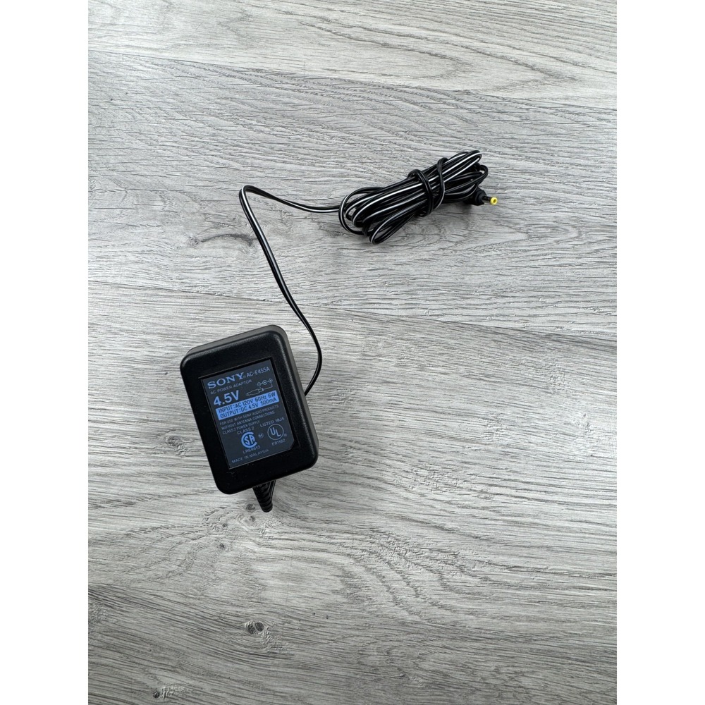 Genuine SONY AC-E455 Walkman Discman AC Power Adaptor 4.5V  500mA